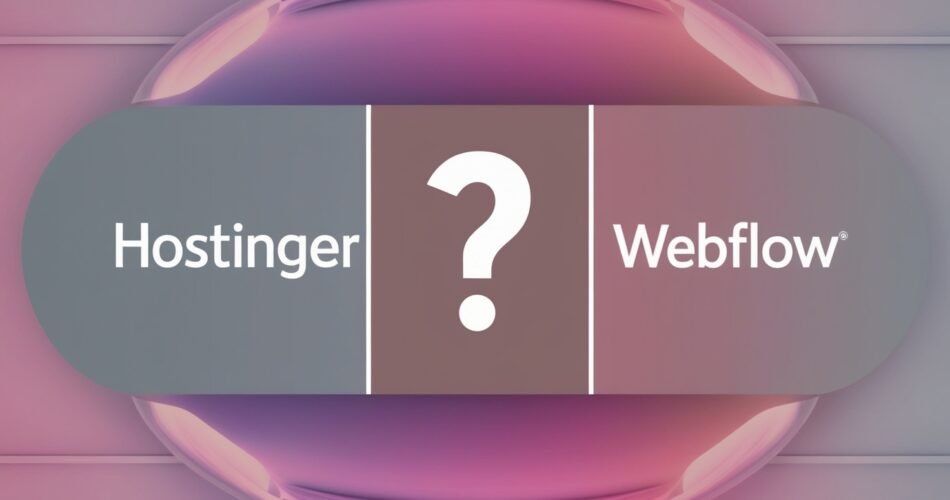 does hostinger work with webflow ?