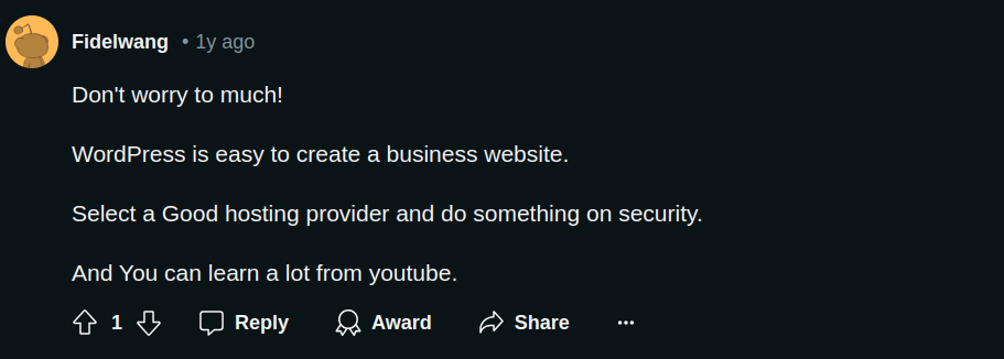 Is WordPress Good for Small Business - reddit