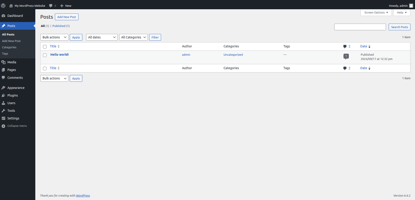 Is WordPress Good for Small Business? wordpress interface